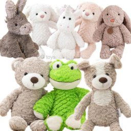 Animaux de dessin animé en peluche pour enfants lapin doux à longues jambes ours en peluche chien