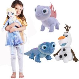 Poupées princesse Anna Elsa reine des neiges pour enfants jouet en peluche bonhomme de neige OlPG