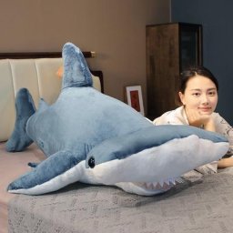 Peluche baleine en peluche pour enfants requin-marteau oreiller de couchage coussin de canapé