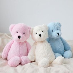Peluche pour enfants de 40cm coussin de dessin animé ours en peluche doux Animal compagnon de