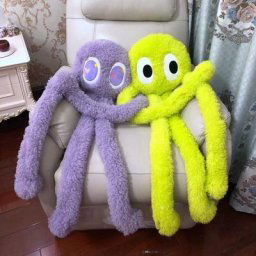 Peluche poulpe à longues jambes pour enfant jouet de forme concave drôle et moelleux idéal comme