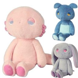 Peluche Axolotl Rose Kawaii Salamandre Dormeuse Chat Blanc Tapir Lapin Cadeau d'Anniversaire
