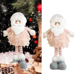 Seiche Bonhomme de neige En Peluche En Peluche Jouet Vieux Ornements De Noël Cerf Poupée Poupée