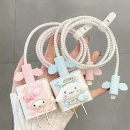 Mymelody-Étui de protection pour câble de données Sanurgente dessin animé Kawaii Cinnamoroll