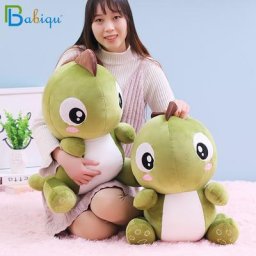 Poupée dinosaure en peluche 28-56cm mignon grands yeux dessin animé Animal en peluche jouet