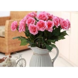 Ordures de fleurs artificielles pour fête à domicile bouquet de patients décoration de mariage