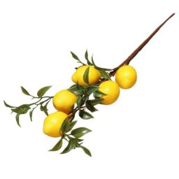 Bouquet de Citron Artificiel de 50cm Plantes de Vigne Réaliste Décoration de Mariage de Maison
