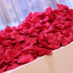 Pétales de Rose bon marché accessoires de mariage 100 pièces/lot pétales de fleurs artificielles