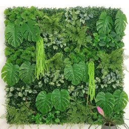 Fausse Plante Artificielle pour la Décoration de la Maison Pelouse en Plastique Mur Jardin