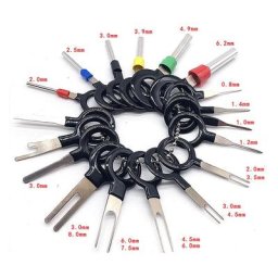Kit d'outils de retrait de borne de prise de voiture broche à clé connecteur de fil électrique