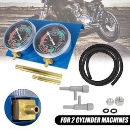 Testeur de Carburateur à Intervalles pour Moto Outils Synthétiseurs Équilibreur de Vide Jauge