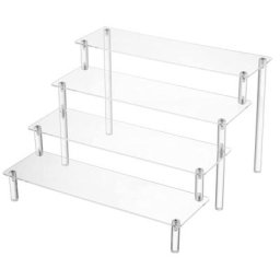 Présentoir en acrylique à plusieurs niveaux présentoir pour figurines objets de collection gâteau
