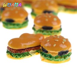Mini figurines alimentaires miniatures de dessin animé 2 pièces jouets pour décoration de maison