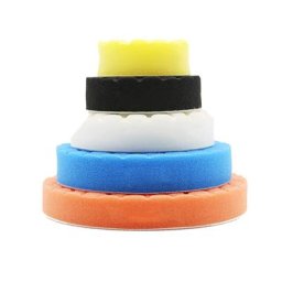 Kit d'éponge de polissage et de mousse pour nettoyage de voiture 5 pièces/ensemble 3/4/5/6/7