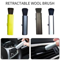 Brosse rétractable de nettoyage de voiture brosse de nettoyage de climatiseur d'ordinateur clavier