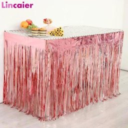 Jupe de Table en Forme de Poulet de 270x70cm Décorations de ixd'Anniversaire pour Garçon et Fille