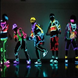 Câble lumineux EL Wire à LED néon pour fête de danse de noël bricolage de vêtements lumière de