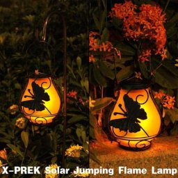 Lampe solaire suspendue en forme de papillon Dragoy luminaire décoratif d'extérieur Simulation