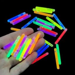 Mini Bâton Lumineux Fluorescent en Forme de Poulet Accessoire de Décoration pour ixd'Anniversaire