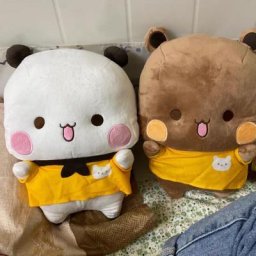 Yier Krasno-Bubu et Dudu-Jouet en peluche mignon ours de dessin animé Mitao Kawaii oreiller doux