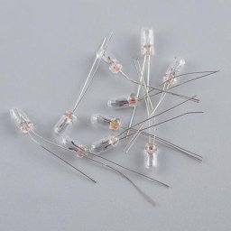 Ampoule l'inventaire à filament de riz Edison In347 0 07A 3mm 4mm 5mm 1.5V 3V 6V 9V 12V