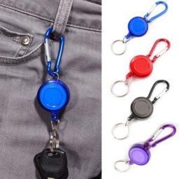 Porte-Clés Rétractable pour la Pêche à la Mouche Porte-Danemark ge artificiel astique pour Pêcheur
