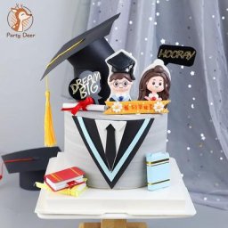 Décoration de gâteau de fête de remise des diplômes bricolage papier chapeau de remise des