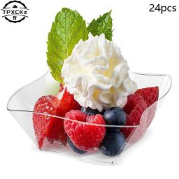 Récipient en plastique de cuisson signé tasse de gâteau de crème glacée poulet mousse MSI