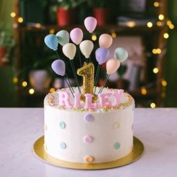 Décoration de Gâteau en Forme de Chiffres et de Ballon en Argile Douce Fournitures de ix