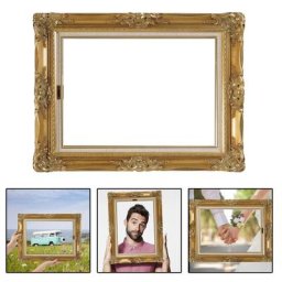 Cadre Photo Gonflable localité pour Selfie Accessoire de Décoration Stand DIY pour Anniversaire