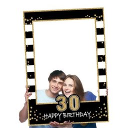 Accessoires de cadre de photomaton d'anniversaire pour adultes et enfants décor de fête