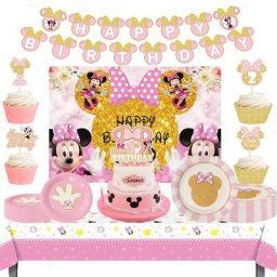 Haut de gâteau Disney Minnie Mouse décoration de fête de dessin animé fête préChristophe pour