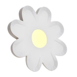 AndrFlower Destroy Blitware Picnic Cake Escalade pour enfants White Destroy Ises Flowers QuePlate