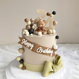 Décoration de gâteau d'anniversaire pour enfants et adultes bébé ours fête de mariage joyeux