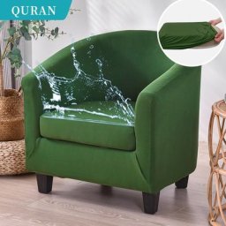 Juste de protection extensible pour canapé et fauteuil en spandex imperméable pour salon
