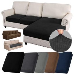 Yeahmart-Juste de canapé en jacquard housse de siège housse de coussin de chaise housse de