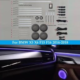 Lumière ambiante de porte intérieure de voiture couvercle de haut-parleur de porte décoratif