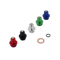 Bouchon de vidange d'huile de moteur de moto M12 2 2 écrou vis creuse rondelle pour Pit D343