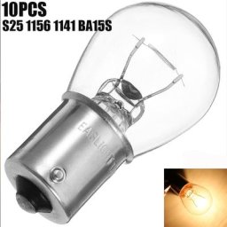 Clignotants de voiture S25 1156 1141 BA15S ampoule halogène pour touristes et messieurs lampe à