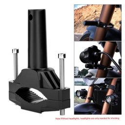 Support de Phare de Moto Réglable Pince de Montage de Pare-chocs Accessoire Led