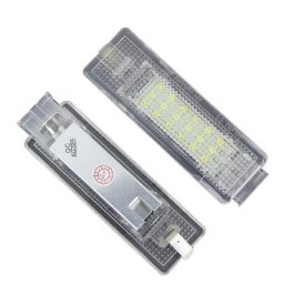 Lumière de plaque d'immatriculation sans erreur 2 pièces lampe de coffre LED pour GTi VW Golf mk5