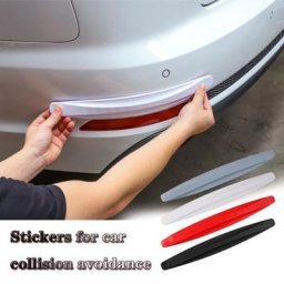Bande autocollante Anti-Collision pour pare-choc de voiture 2 pièces Protection d'angle pour