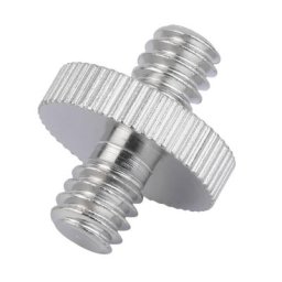 Adaptateur de vis de caméra DSLR 1/4 ""mâle à 1/4"" mâle pour support de trépied monopode/tête