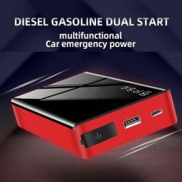 Démarreur de saut de voiture Portable 12V chargeur de voiture multifonction Booster de batterie de