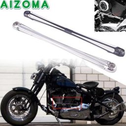 Levier de changement de vitesse de moto chromé et noir CNC manette de vitesse de tringlerie pour