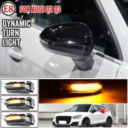 Clignotant LED dynamique pour Audi clignotant indicateur de rétroviseur lampe de voiture à