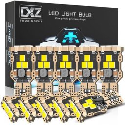 DXZ-Ampoule LED blanche pour voiture lumière des barrage lampe de secours 12V T16 T15 W16W