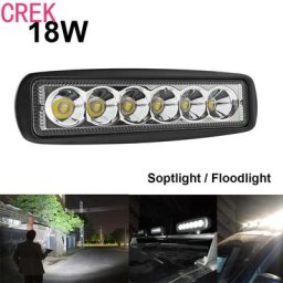 CREK – Mini lampe de voiture LED de 6 pouces 18W 1550LM projecteur de travail pour bateau