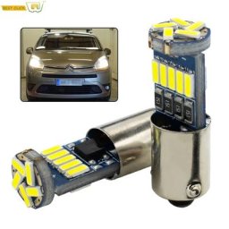 2 ampoules de phare de Parking LED SMD blanc pour citroën C4 Grand Picasso MK1 2006-2013 H6W BAX9S