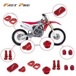 Ensemble de couvercles de réservoir d'embrayage de frein de nuit de moto CNC HONDA CR125R CR250R